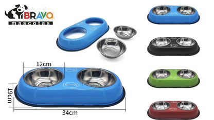 comedero y bebedero para perros | bebedero portatil para perros | bebedero de agua para perros | bebederos para perros grandes | platos de comida para perros | platos para perros grandes | plato de comida de perro | plato de agua para perros | plato para perro de plastico | petygo | Bravo Mascotas