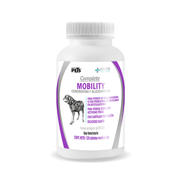 Tabletas masticables Complete Mobility para perros