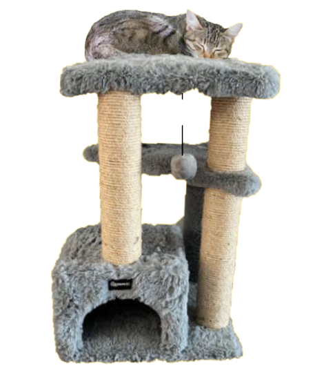 rascador para gatos, mueble para gatos, roommie pets, petygo